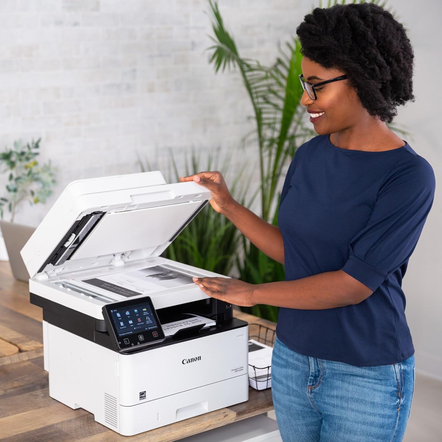 Canon Imageclass MF445dw - All in One, Wireless, Mobile Ready Duplex Laser Printer,