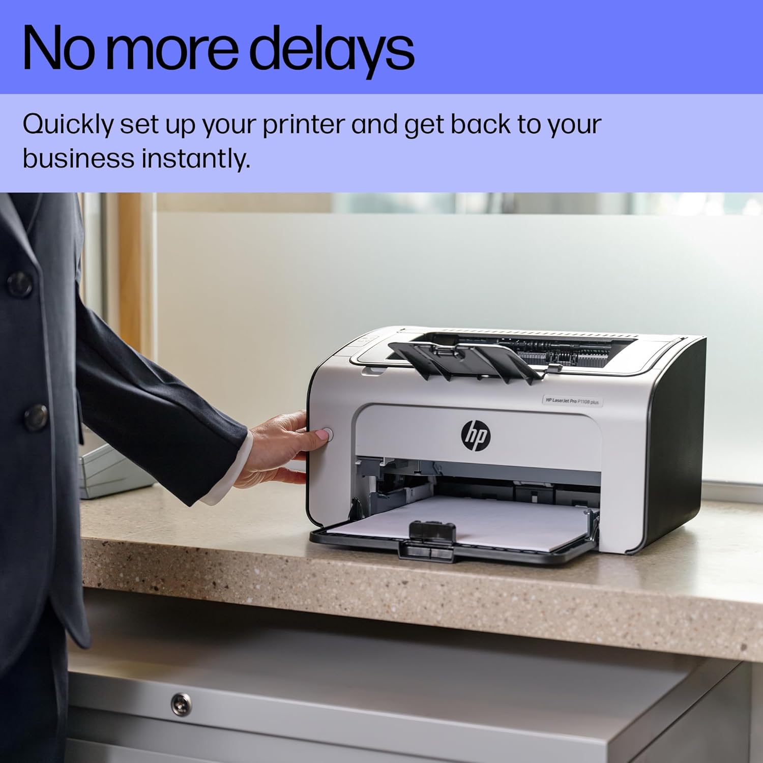 HP LaserJet Pro P1108 Plus Single Function Monochrome Laser Printer