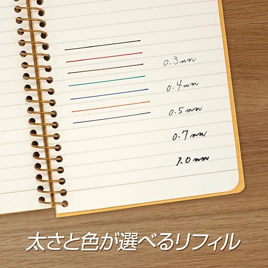 Pentel Gel Ink Ballpoint Pen Ener Gel Philography BLN2005S 05 Turquoise Blue Axis