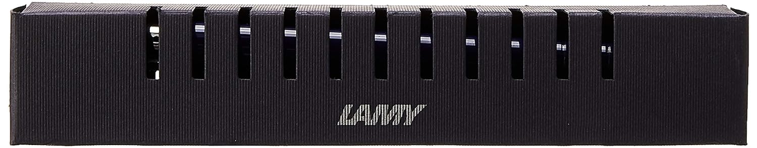 Lamy Logo M + Ballpoint Pen Box Pack | Plastic Shiny Blue | Fittings - Steel Polished With Giant Refill M 16 M | Smudge Free Writing, Smooth Refillable Pen | Black Ink, Pack Of 1