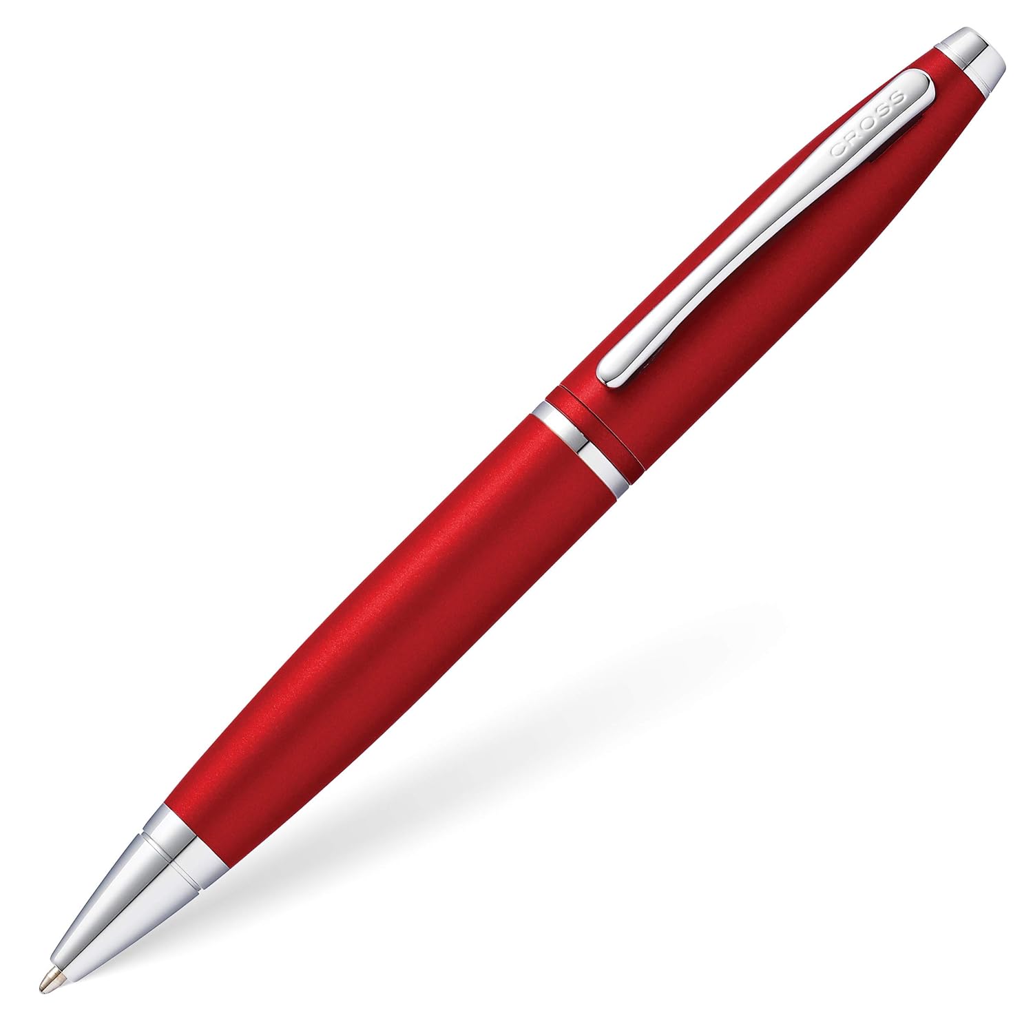 Cross Unisex Lacquer Metallic Ballpoint Pen (Red_Free Size)
