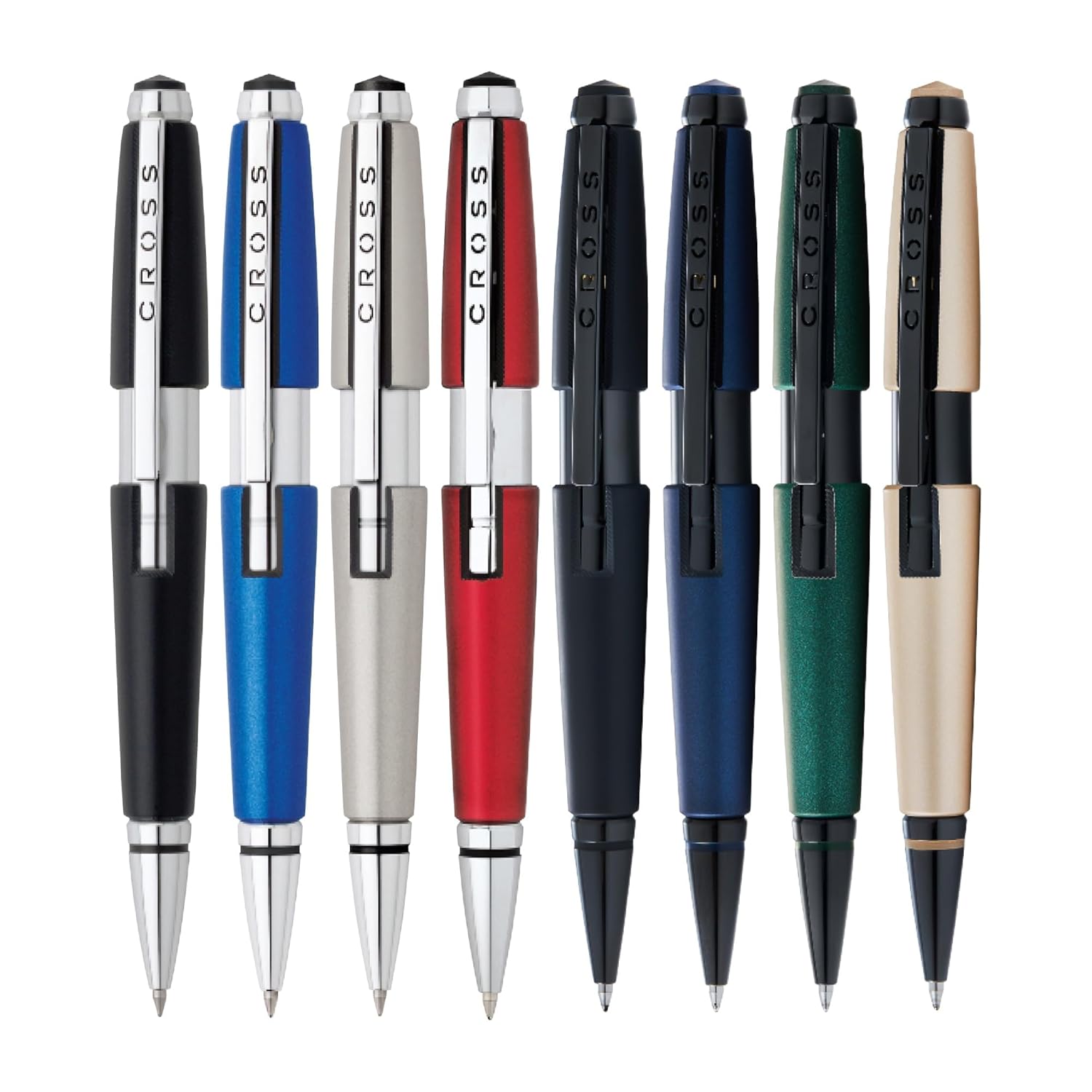 Cross Edge Roller Ball Pen, Titanium Blast
