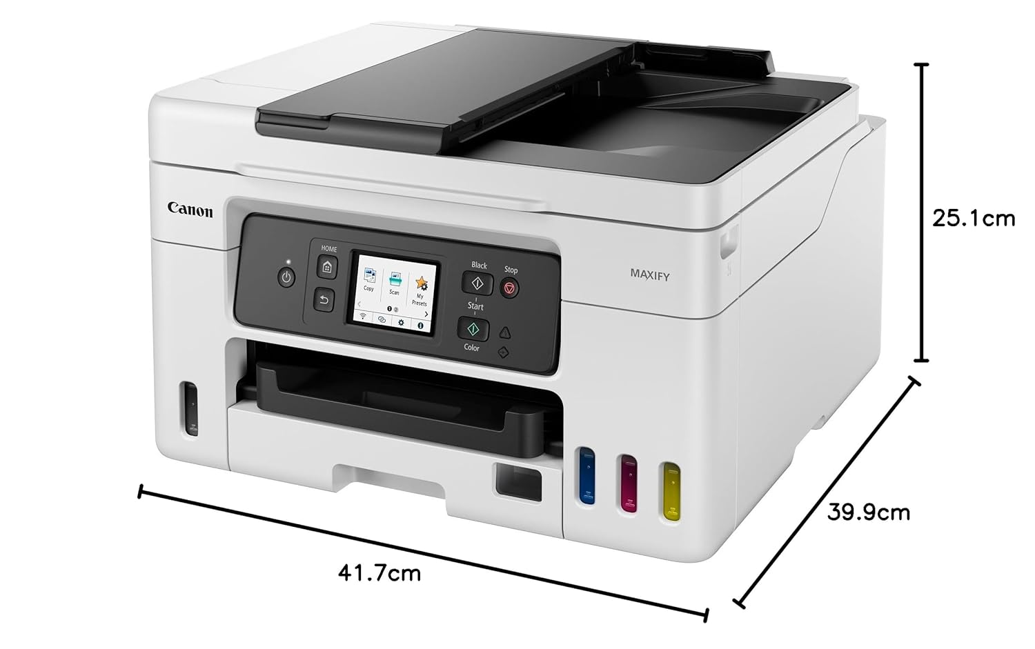Canon MAXIFY GX4070 All in One WiFi Inktank Printer with FAX (Upto 6000 Mono Prints and 14000 Colour Prints) for Office