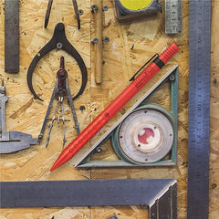 Pentel Q1005-PL6 Mechanical Pencil, Smash Works Limited Edition, 0.5mm, Custom Red