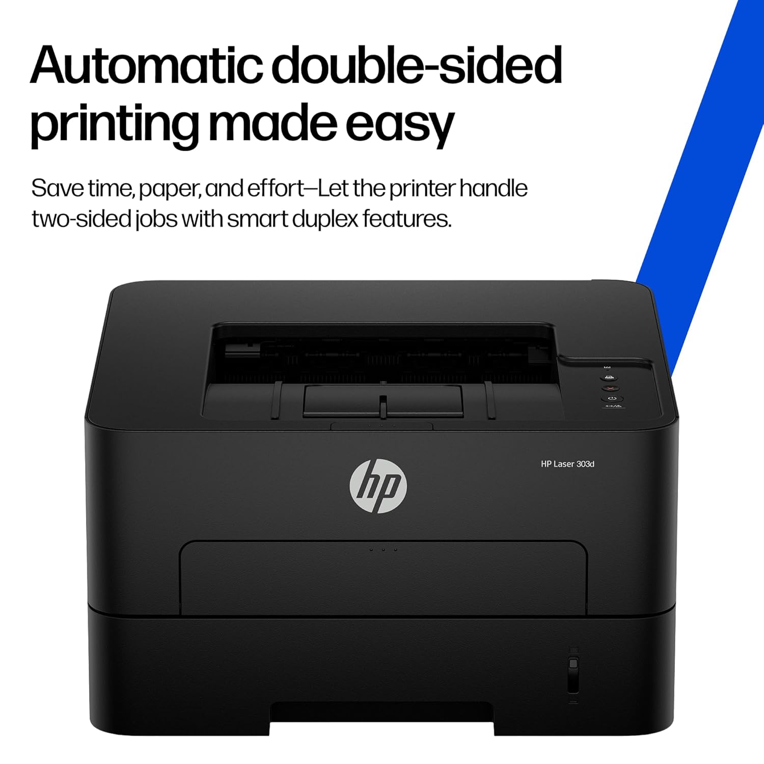 HP 303d Auto Duplex Laser Printer (New Launch), 30 PPM, 256 MB Memory, USB 2.0, Black