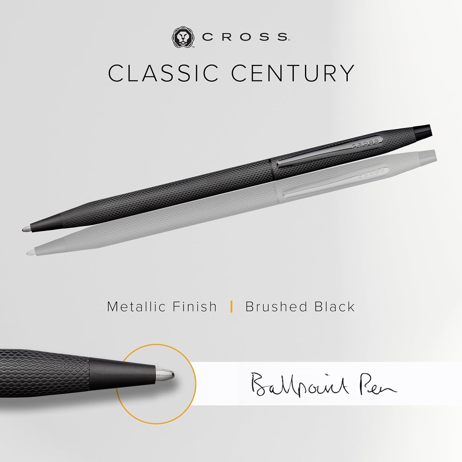 Cross Classic Century Brushed Black PVD Ballpoint Pen