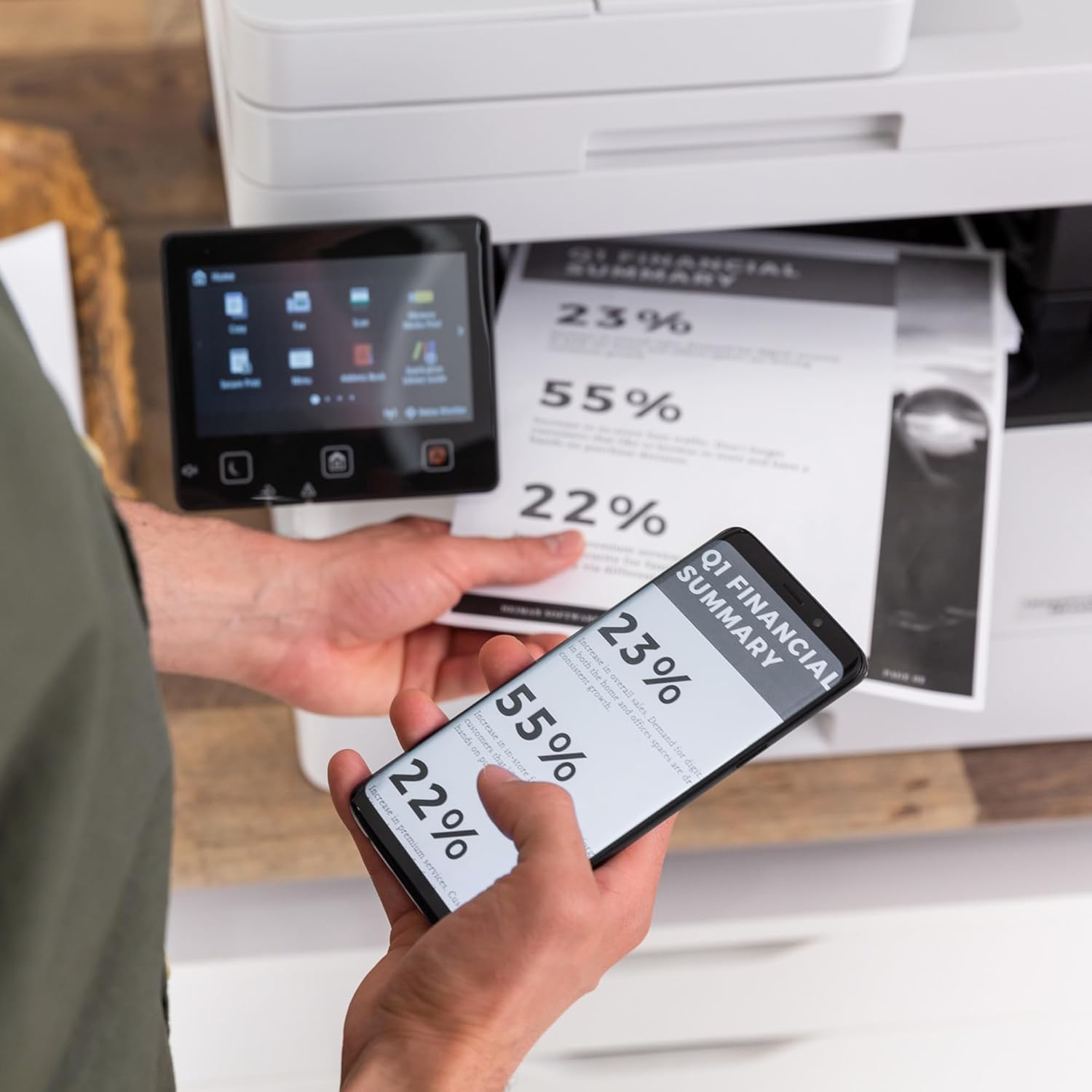 Canon Imageclass MF445dw - All in One, Wireless, Mobile Ready Duplex Laser Printer,