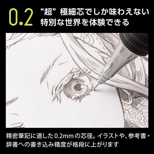 Pentel Mechanical Pencil Olens Metal Grip 02 XPP1002G2-S2 Turquoise Blue