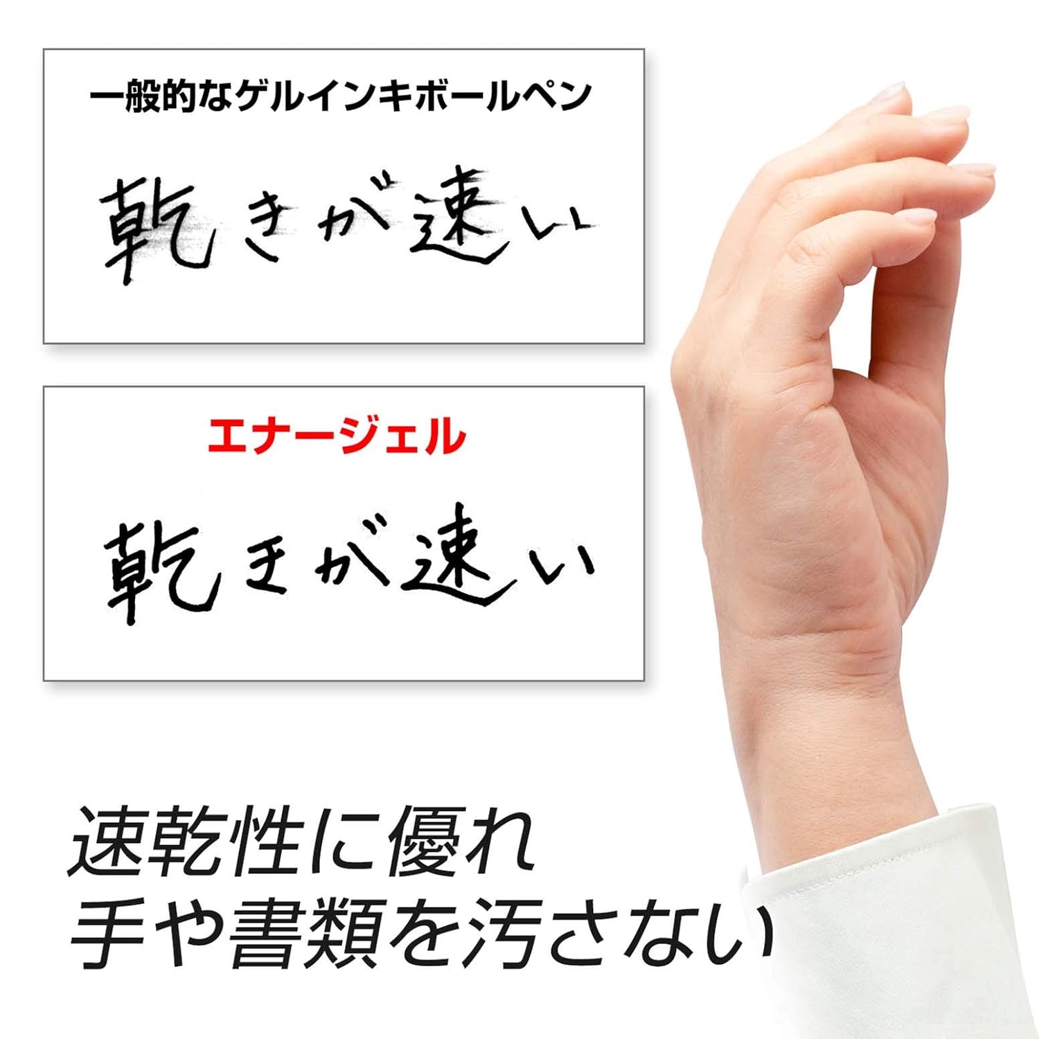 Pentel EnerGel Philography Gel Ink Ballpoint Pen Japan Import (dark blue)