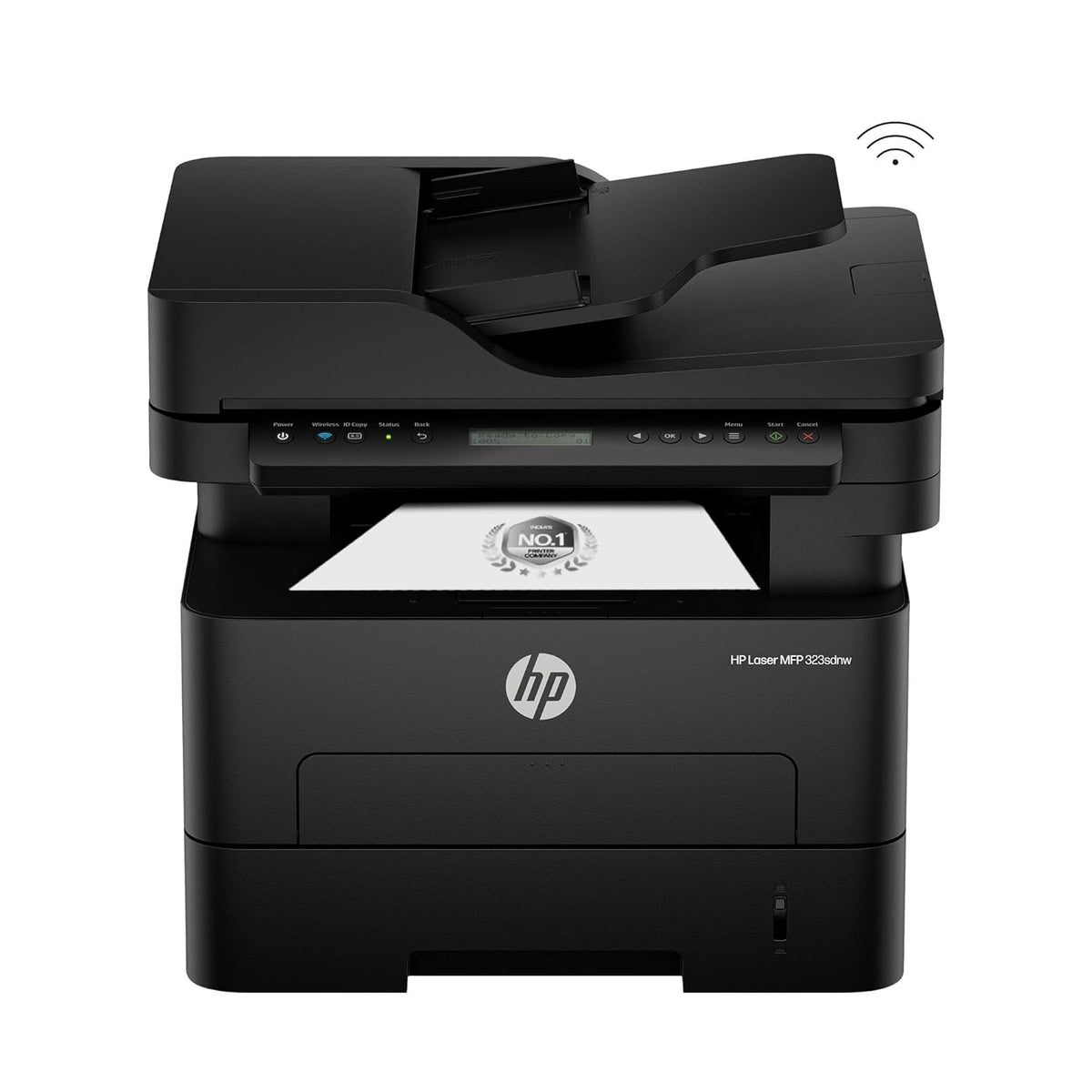 HP 323sdnw Auto Duplex WiFi Laser Printer (New Launch) with ADF, Print Scan Copy, LCD Display, 30 PPM, 256 MB Memory, BlackHP 323sdnw Auto Duplex WiFi Laser Printer (New Launch) with ADF, Print Scan Copy, LCD Display, 30 PPM, 256 MB Memory, Black