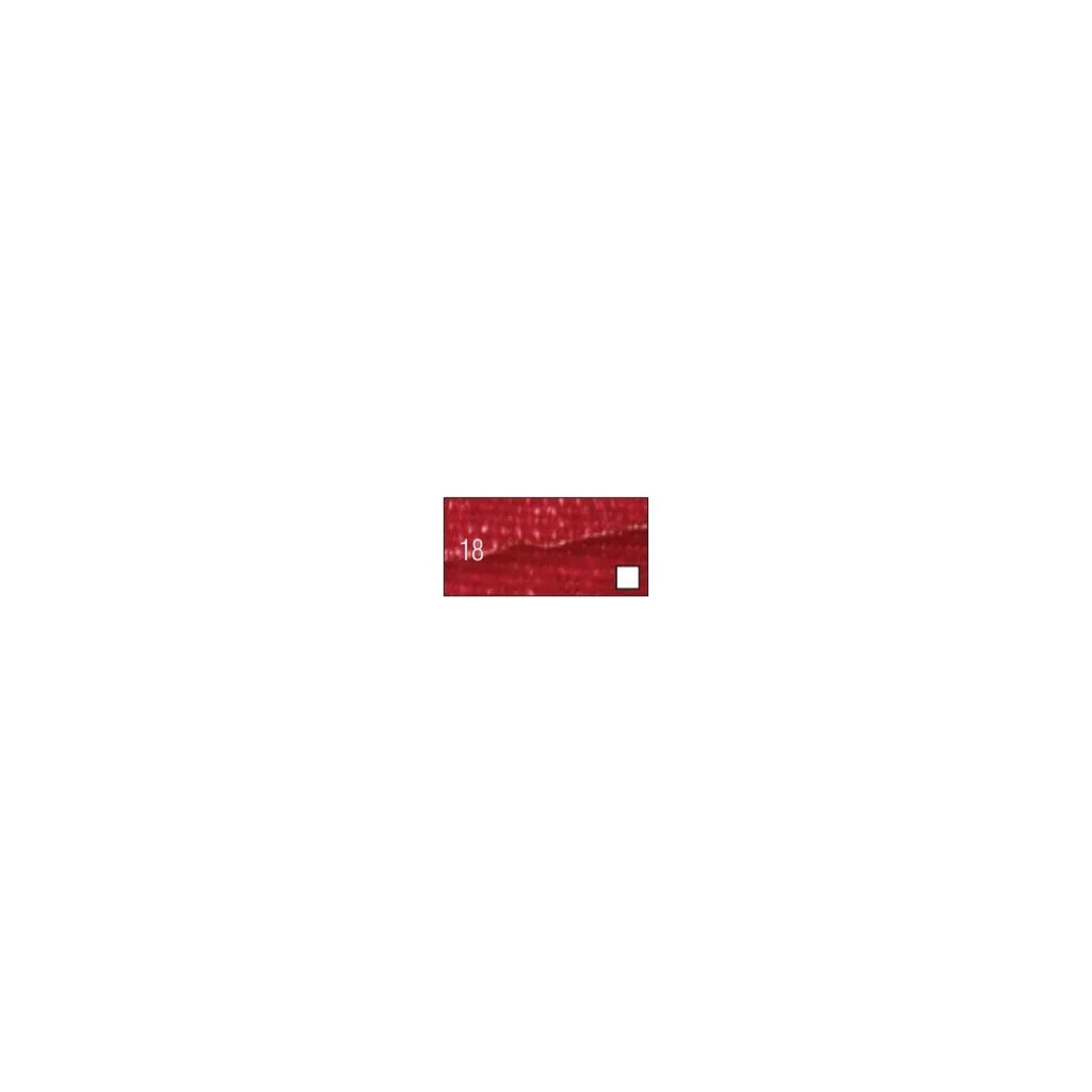 PEBEO HIGH VISCOSITY STUDIO ACRYLICS - NAPHTHOL CARMINE (18) - JAR OF 500 ML