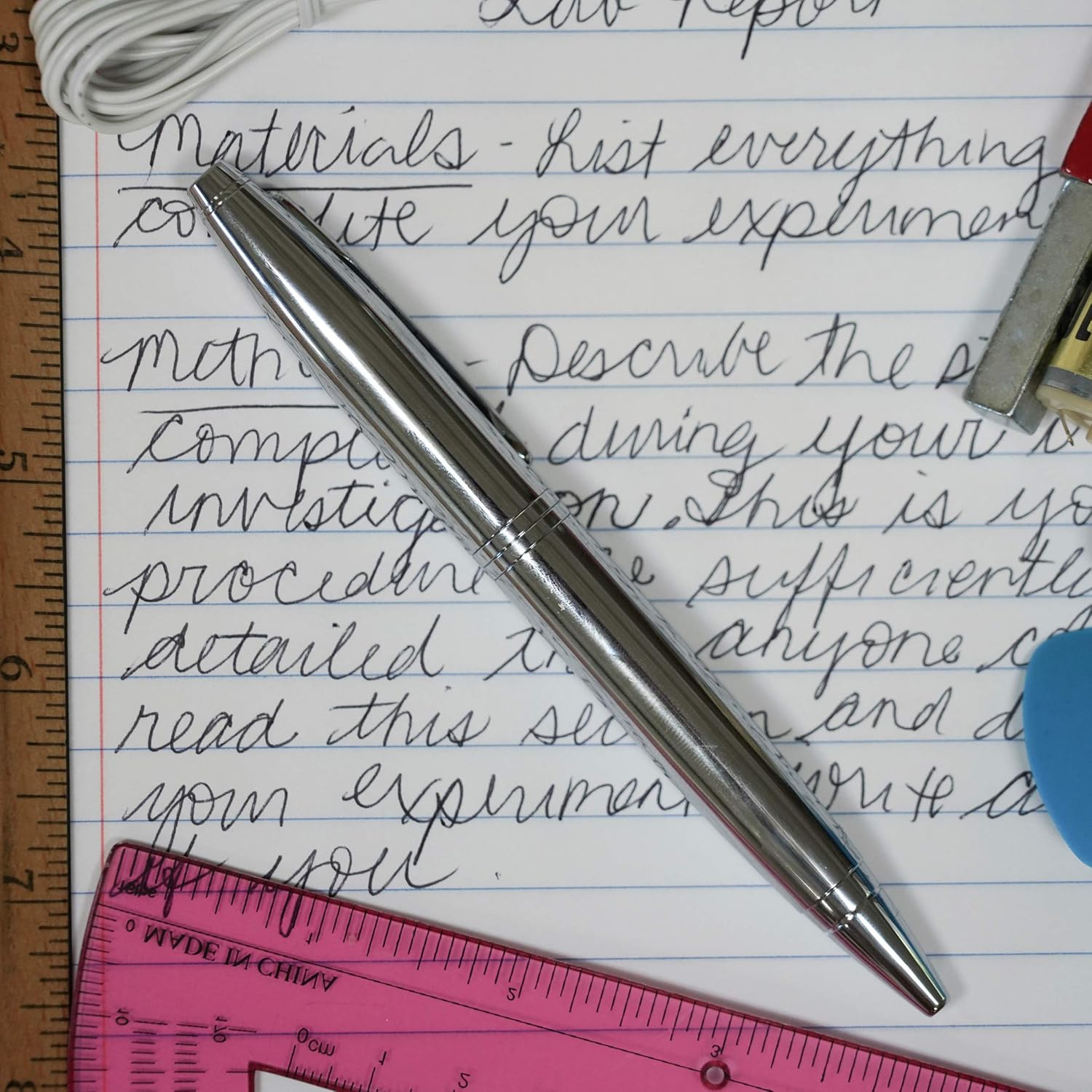 Cross Calais Chrome Ball Pen, Blue