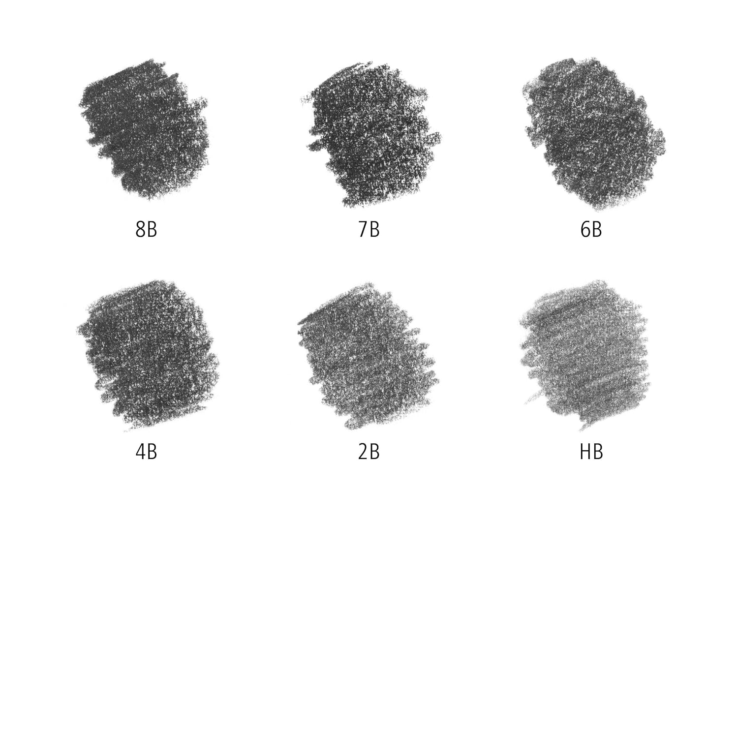 Staedtler Mars Lumograph 100G6 Soft Grades 8B-HB Pencil (Tin Of 6)