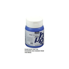 PEBEO HIGH VISCOSITY STUDIO ACRYLICS - OPAQUE LIGHT ULTRAMARINE BLUE (25) - JAR OF 500 ML