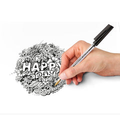 Staedtler Stick 430 M-9 Medium Ballpoint Pen - Pack of 10 (Black)