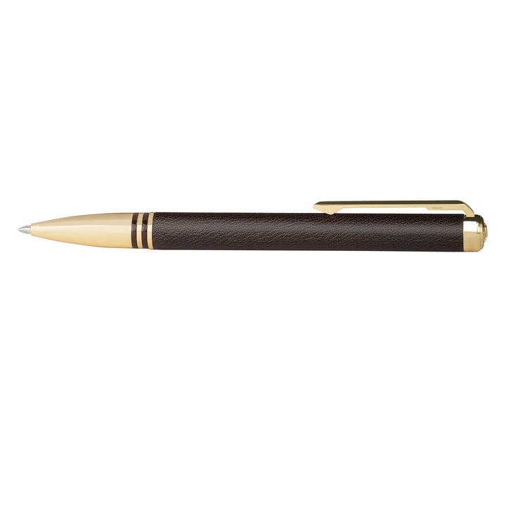 Lapis Bard Torque Artis Leather Ball Pen - Brown