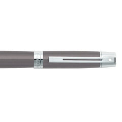 Sheaffer Gift 300 Fountain Pen (Fine) Metallic Grey With Chrome Trim