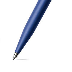Sheaffer Gift Set VFM Ballpoint Pen with A6 Notebook Neon Blue with Chrome Trims