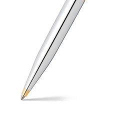Sheaffer Gift Set VFM Ballpoint Pen with A6 Notebook Polished Chrome with Gold Trims
