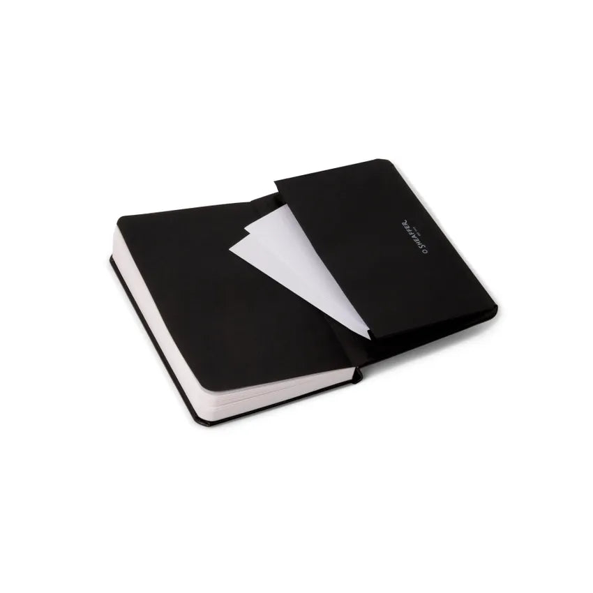 Sheaffer Gift Set VFM Ballpoint Pen with A6 Notebook Polished Chrome with Gold Trims