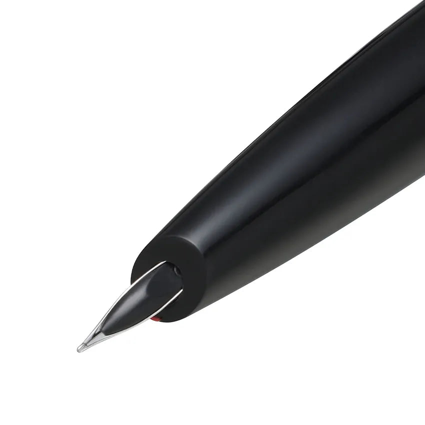 Sheaffer 9111 Icon Fountain Pen (Medium) - Metallic Red with Glossy Black PVD Trim