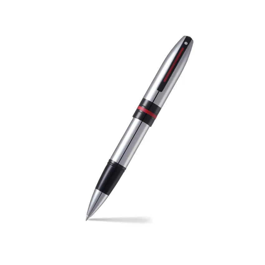 Sheaffer 9112 Icon Rollerball Pen - Chrome with Glossy Black PVD Trim