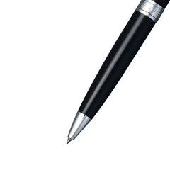 Sheaffer Gift Set 300 Ballpoint Pen with Credit Card Holder Glossy Black with Chrome Trims