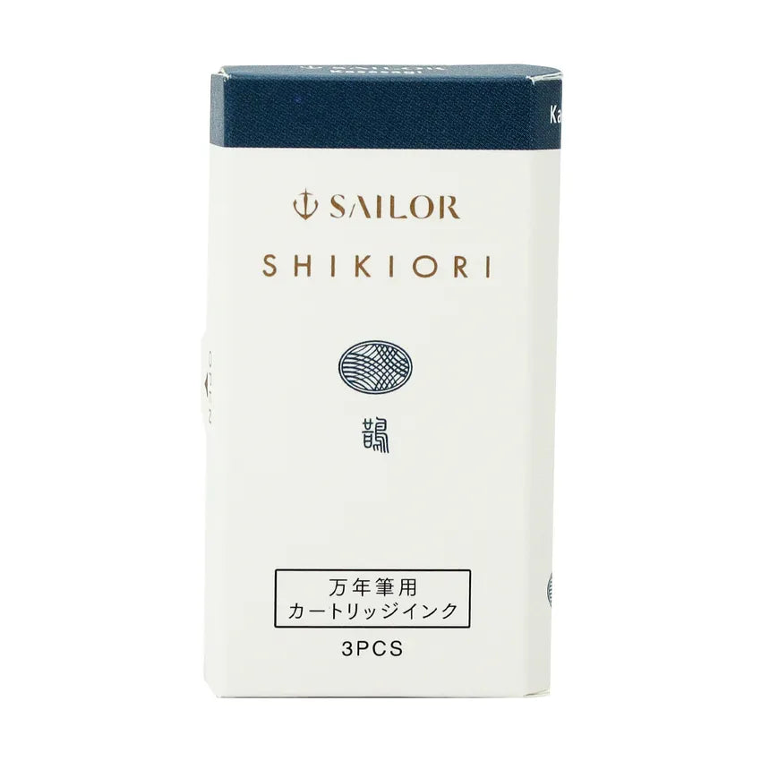 Sailor Shikiori Japanese Fairy Tale Cartridge Magpies (Pack of 3) - Green