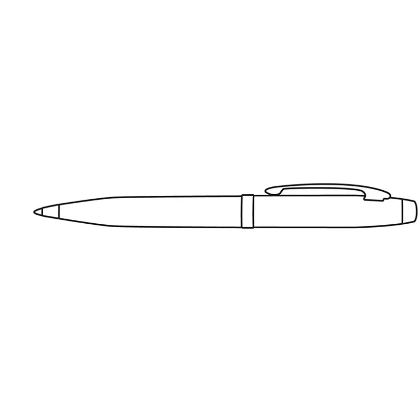 Sheaffer Gift 300 Ballpoint Pen Bright Chrome with Gold Tone Trim