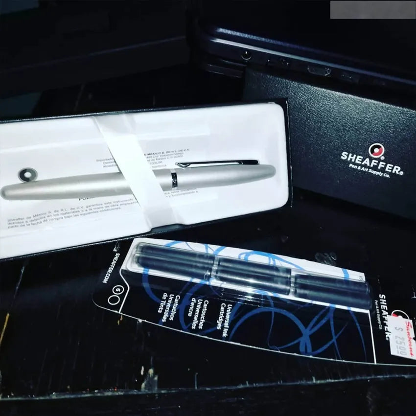 Sheaffer 9400 VFM Rollerball Pen Silver with Chrome-Plated Trim