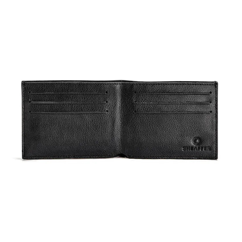 Sheaffer Set 9314 Gift 300 Ballpoint Pen - Glossy Black Barrel Chrome Cap with Chrome-Plating and Slim Wallet