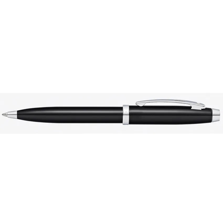 Sheaffer Gift 100 Ballpoint Pen Glossy Black with Chrome-Plated Trim