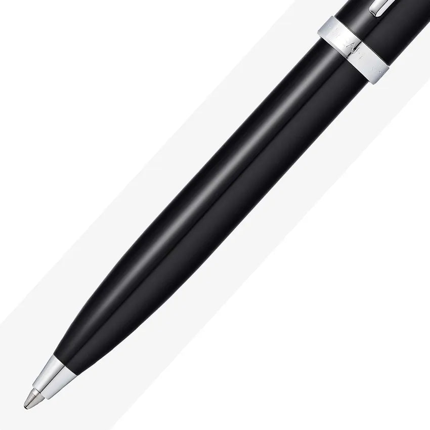Sheaffer Gift 100 Ballpoint Pen Glossy Black with Chrome-Plated Trim