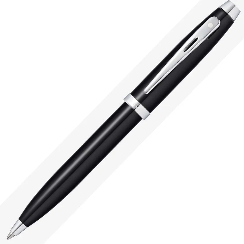 Sheaffer Gift 100 Ballpoint Pen Glossy Black with Chrome-Plated Trim