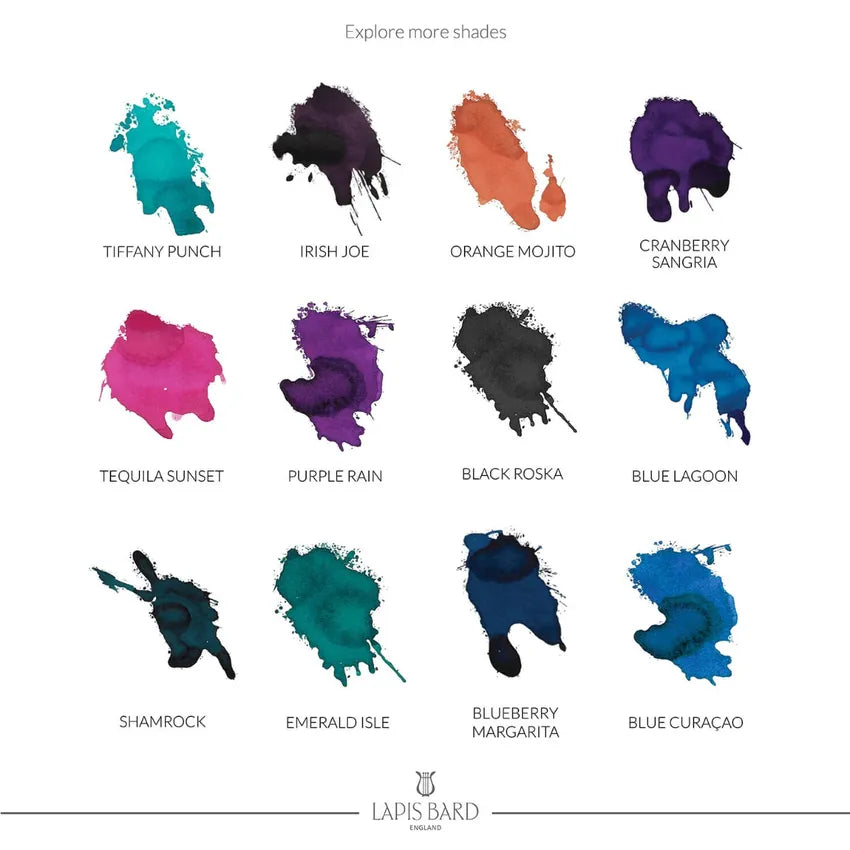 Lapis Bard Ink Bottle (50 ML) - Blue Lagoon