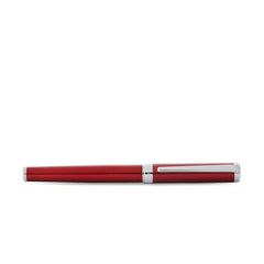 Sheaffer 9245 Intensity Engraved Translucent Lacquer Rollerball Pen - Red with Polished Chrome Trim
