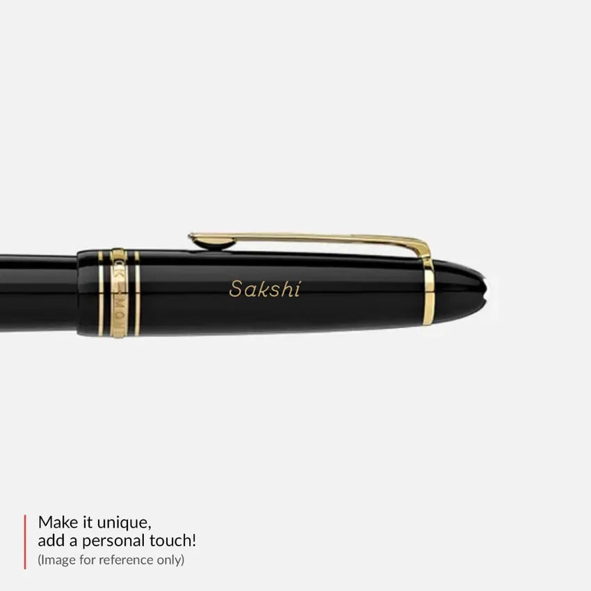Montblanc Meisterstück Classique Ballpoint Pen - Black With Platinum Trims