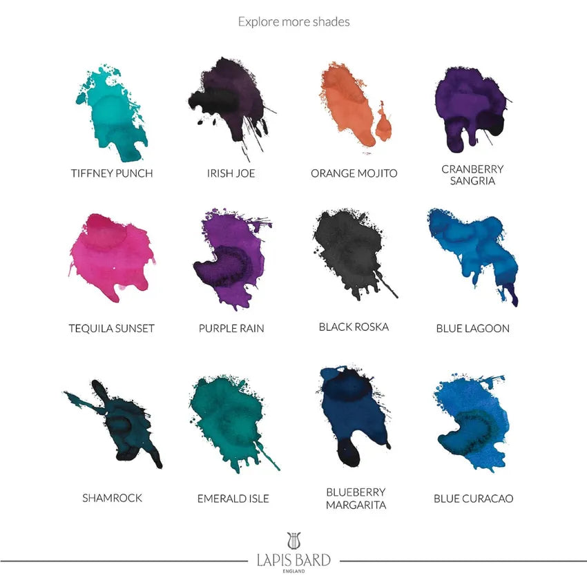 Lapis Bard Ink Bottle (50 ML) - Blue Lagoon