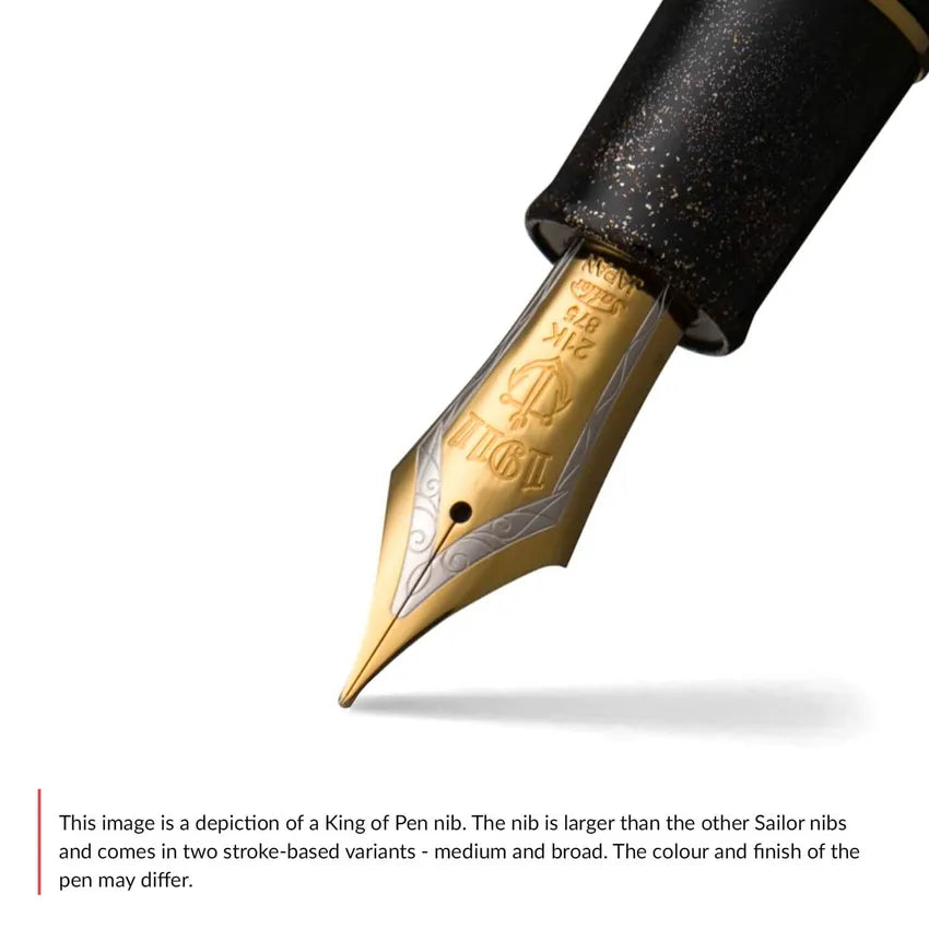 Sailor 1911 'King of Pens' Fountain Pen (21K Broad) Black with