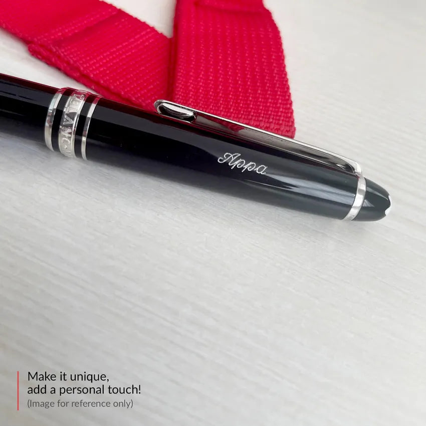 Montblanc Meisterstück Classique Ballpoint Pen - Black With Platinum Trims